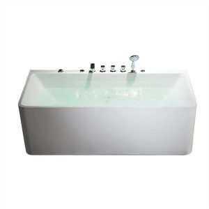 Mẫu bồn tắm oval vuông vát SJ-BT0002B