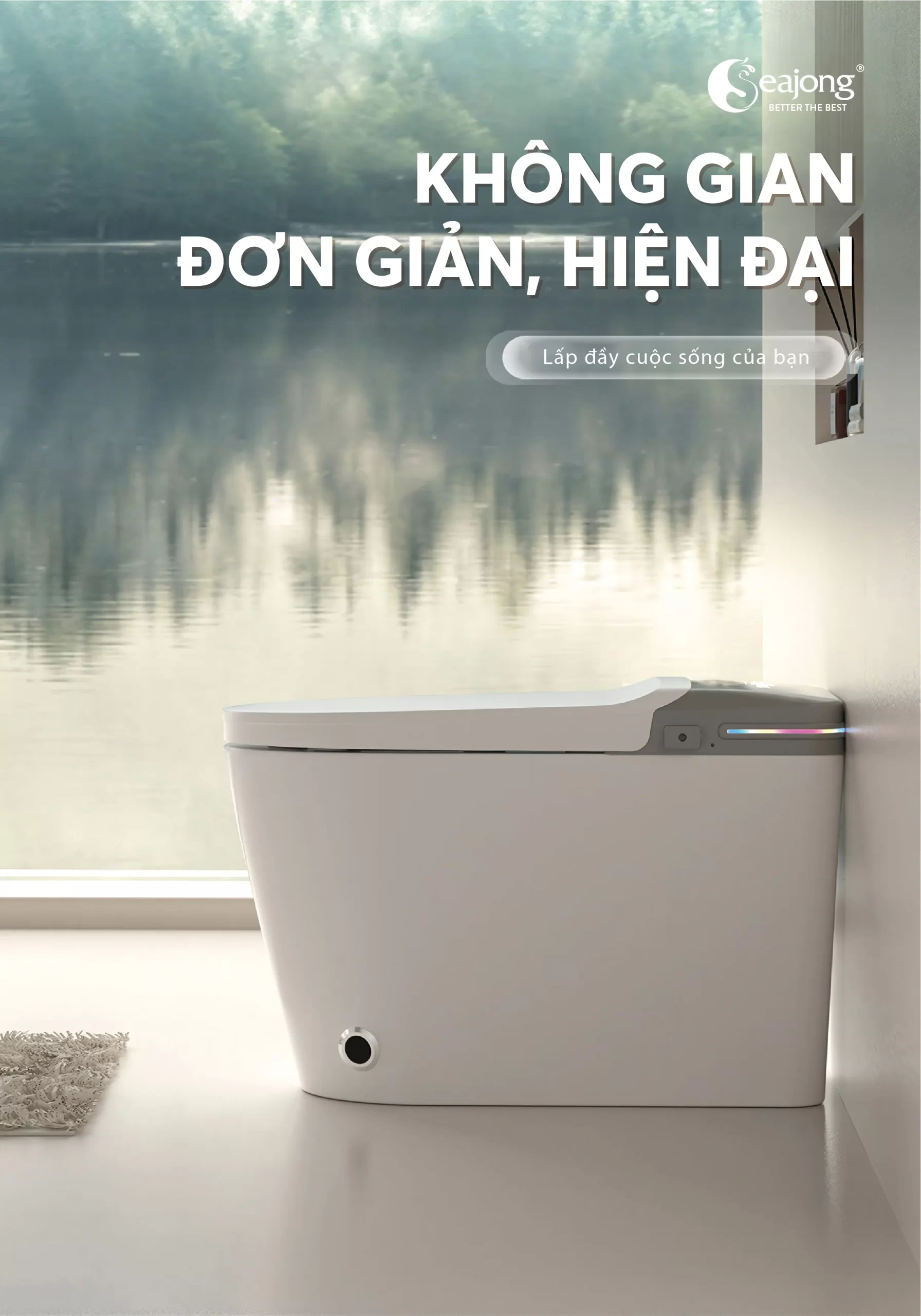 Bồn cầu thông minh đa chức năng 0010S