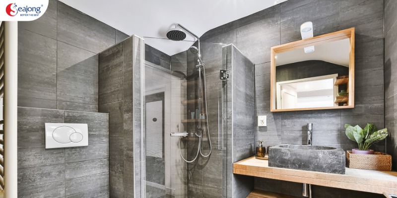 Sen cây tắm đứng đang là xu hướng thiết kế phòng tắm hiện đại.