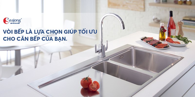 Vòi bếp là lựa chọn giúp tối ưu căn bếp của bạn.