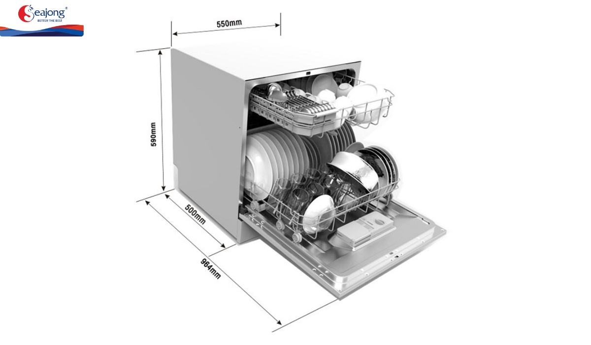 Tại sao chúng ta nên quan tâm đến kích thước máy rửa bát?