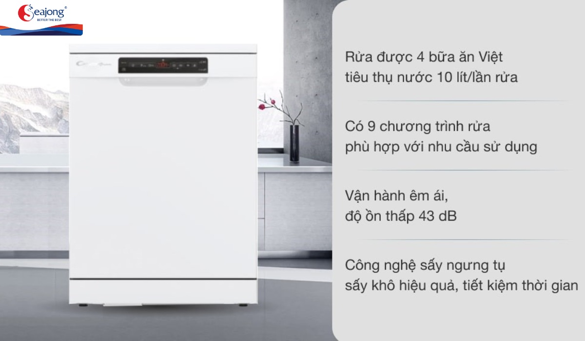 Chọn máy rửa bát có nhiều tính năng, chương trình rửa đa dạng