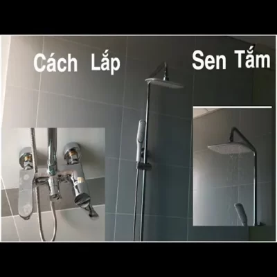 cách lắp vòi sen nóng lạnh