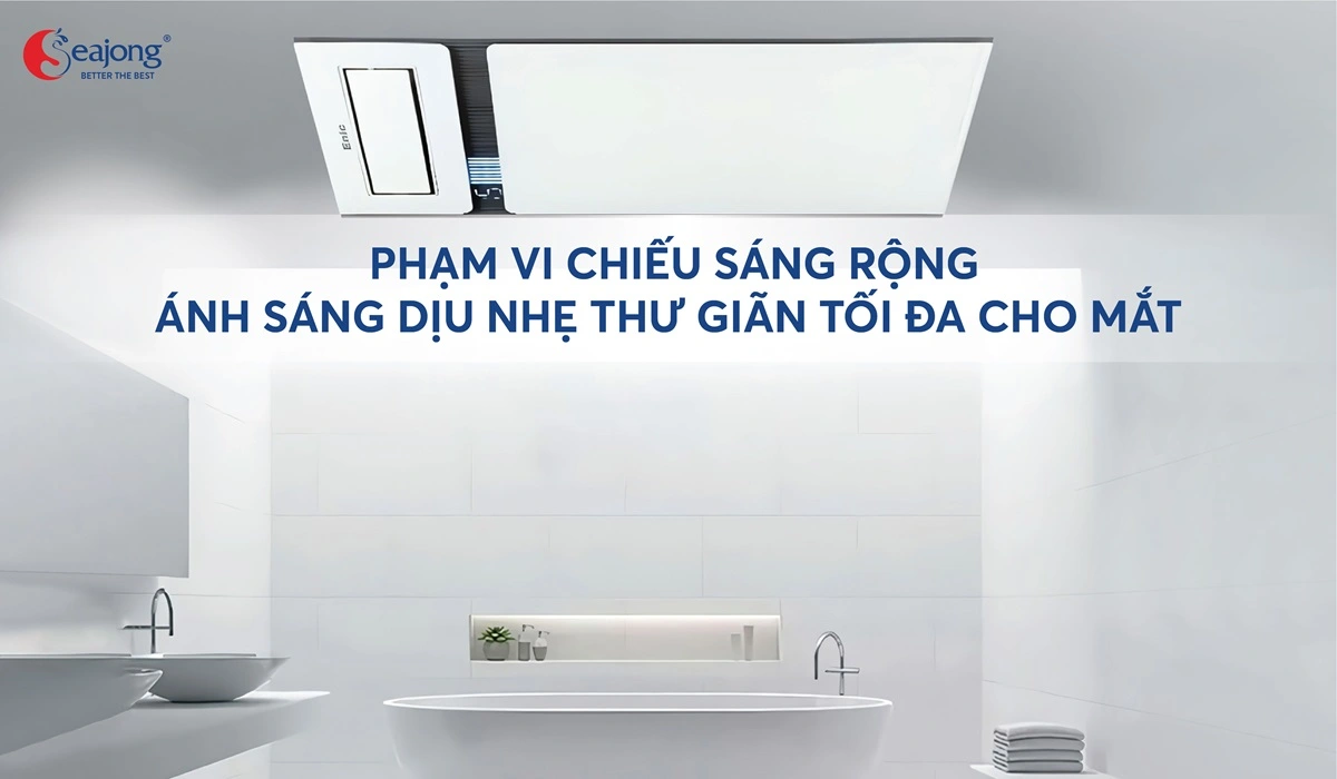 Công nghệ chiếu sáng tối ưu, ánh sáng dịu nhẹ tạo độ thư giãn tối đa cho mắt