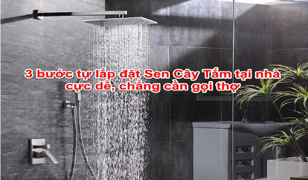 Quy trình lắp thân sen đúng cách cực đơn giản