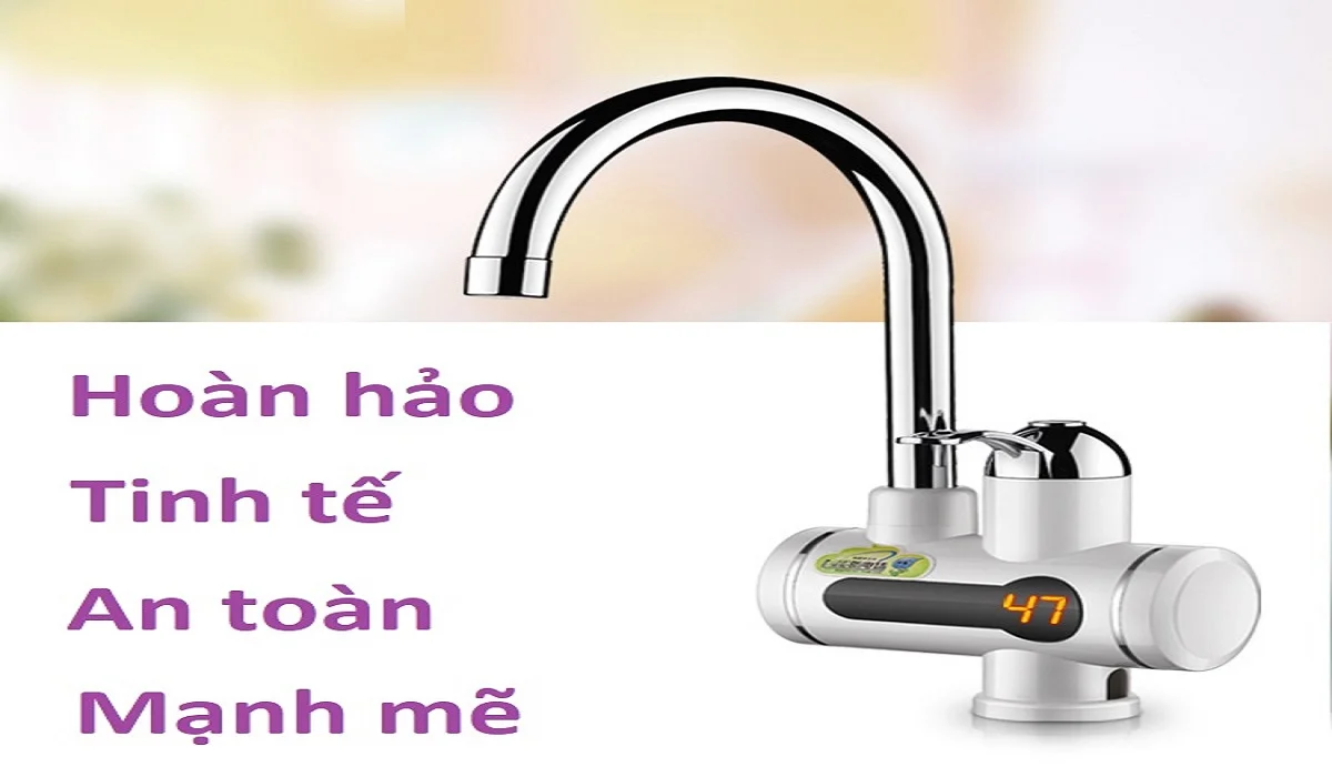 Vòi nước nóng trực tiếp giúp tiết kiệm điện năng