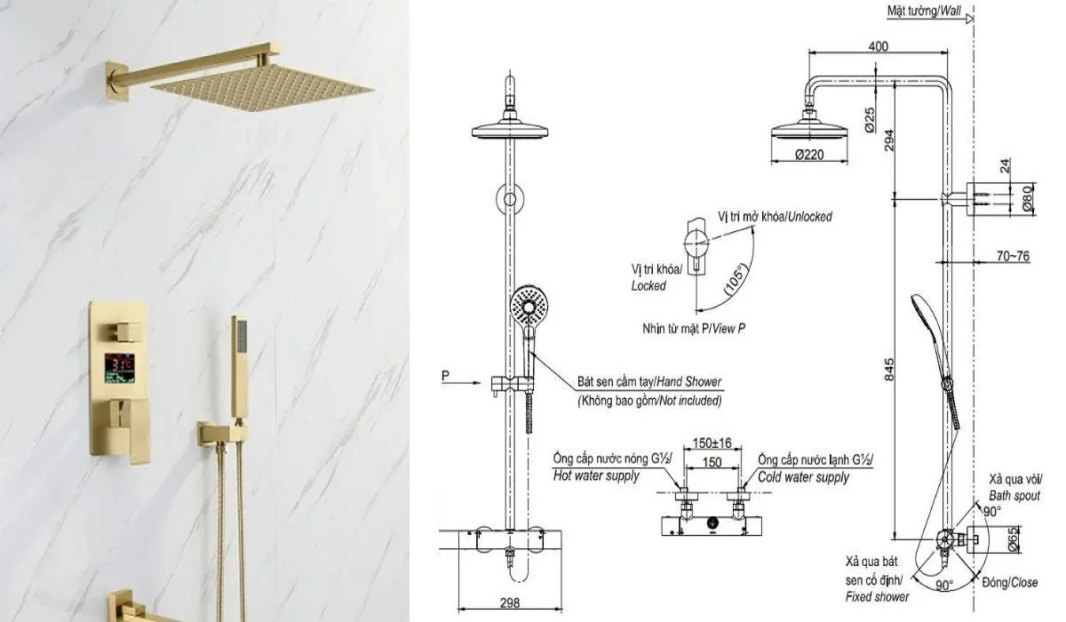 Đảm bảo rằng các phụ kiện này được gắn vào vị trí chính xác