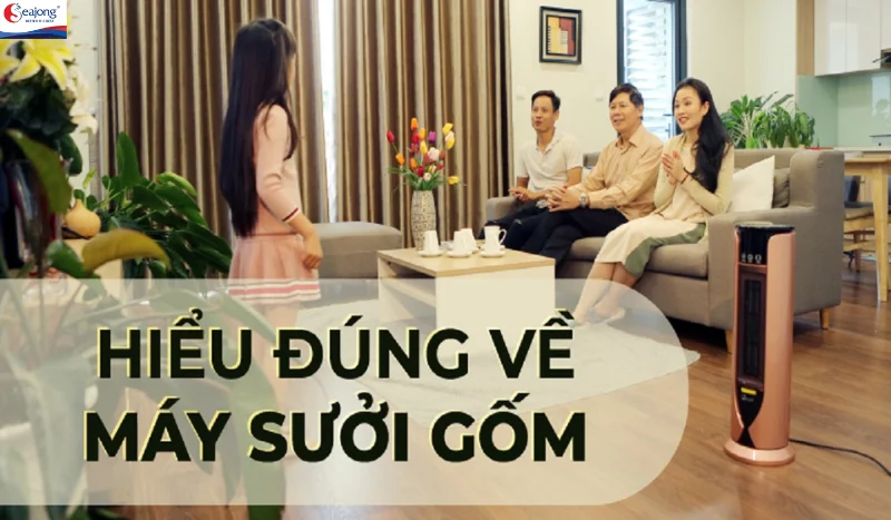 Máy sưởi gốm sử dụng thanh nhiệt làm từ gốm nên không đốt cháy oxy