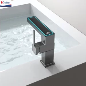 Vòi lavabo hiện đại màn hình led hiển thị nhiệt độ 0002S