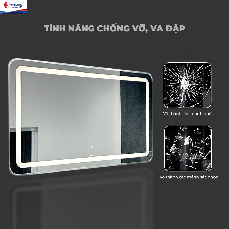 GƯƠNG LED CÓ KHUNG VIỀN 60X100 SEAJONG SJ-6010B