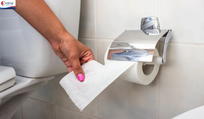 Toilet roll (giấy vệ sinh) là một vật dụng cần thiết dùng để lau sạch sau khi sử dụng bồn cầu