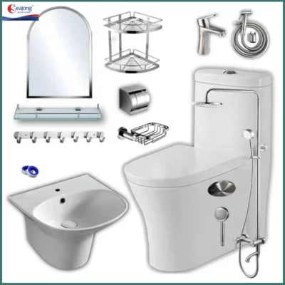 Trong tiếng Anh thiết bị vệ sinh được gọi là "sanitary equipment"