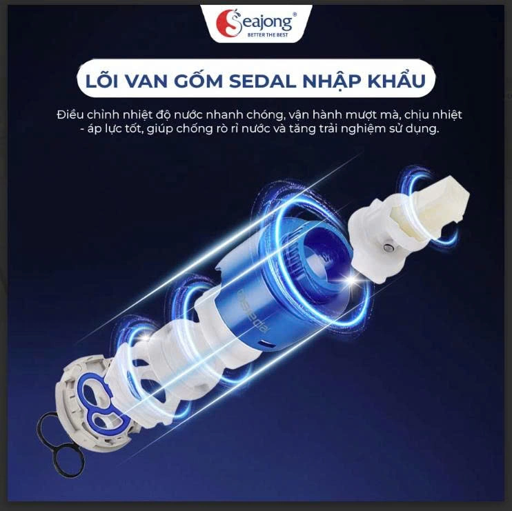 Sen tắm nóng lạnh Seajong SJ-NL7001B-SR