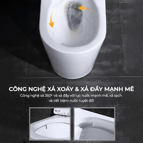 Bồn cầu liền khối men sứ kháng khuẩn Seajong SJ-BC0136B (5)