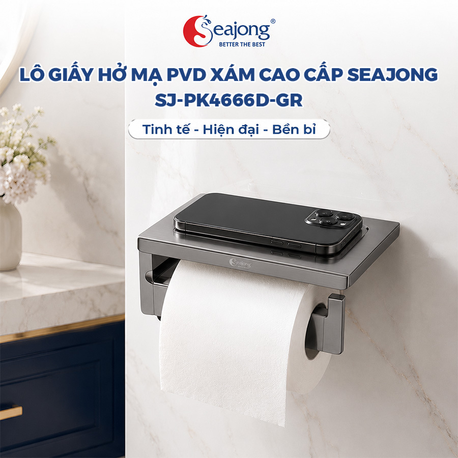 Lô giấy vệ sinh sj-pk4666d-gr