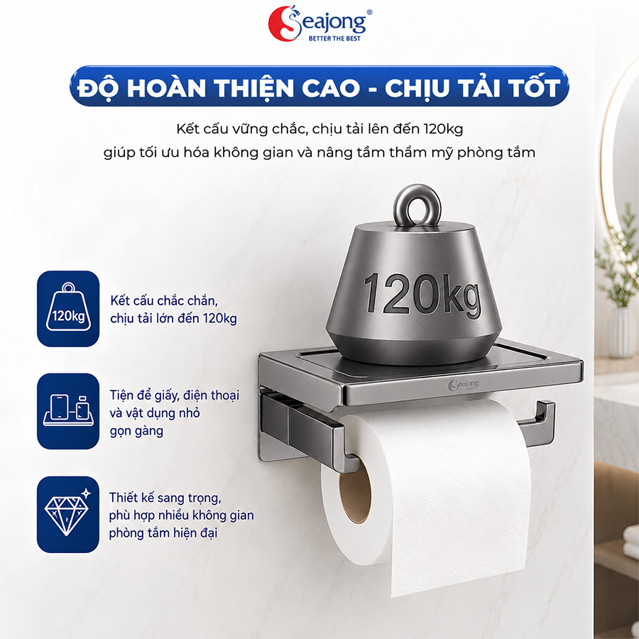 Lô giấy vệ sinh sj-pk4666d-gr