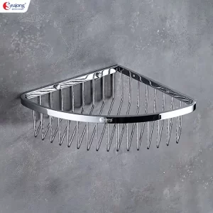 Kệ góc nan nhỏ một tầng mạ Chrome cao cấp SJ-PK3666D-SR