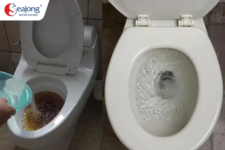 khoảng cách bồn cầu đến tường