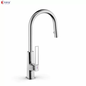 Vòi bếp dây rút mạ Chrome SJ-KF0004S