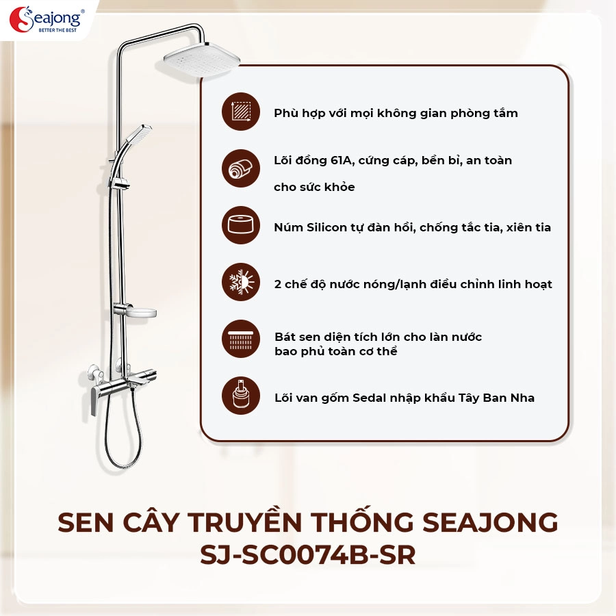 Combo phòng tắm cao cấp Seajong - Comfort Living