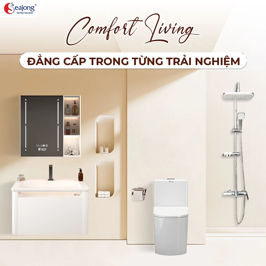 Combo phòng tắm cao cấp Seajong - Comfort Living