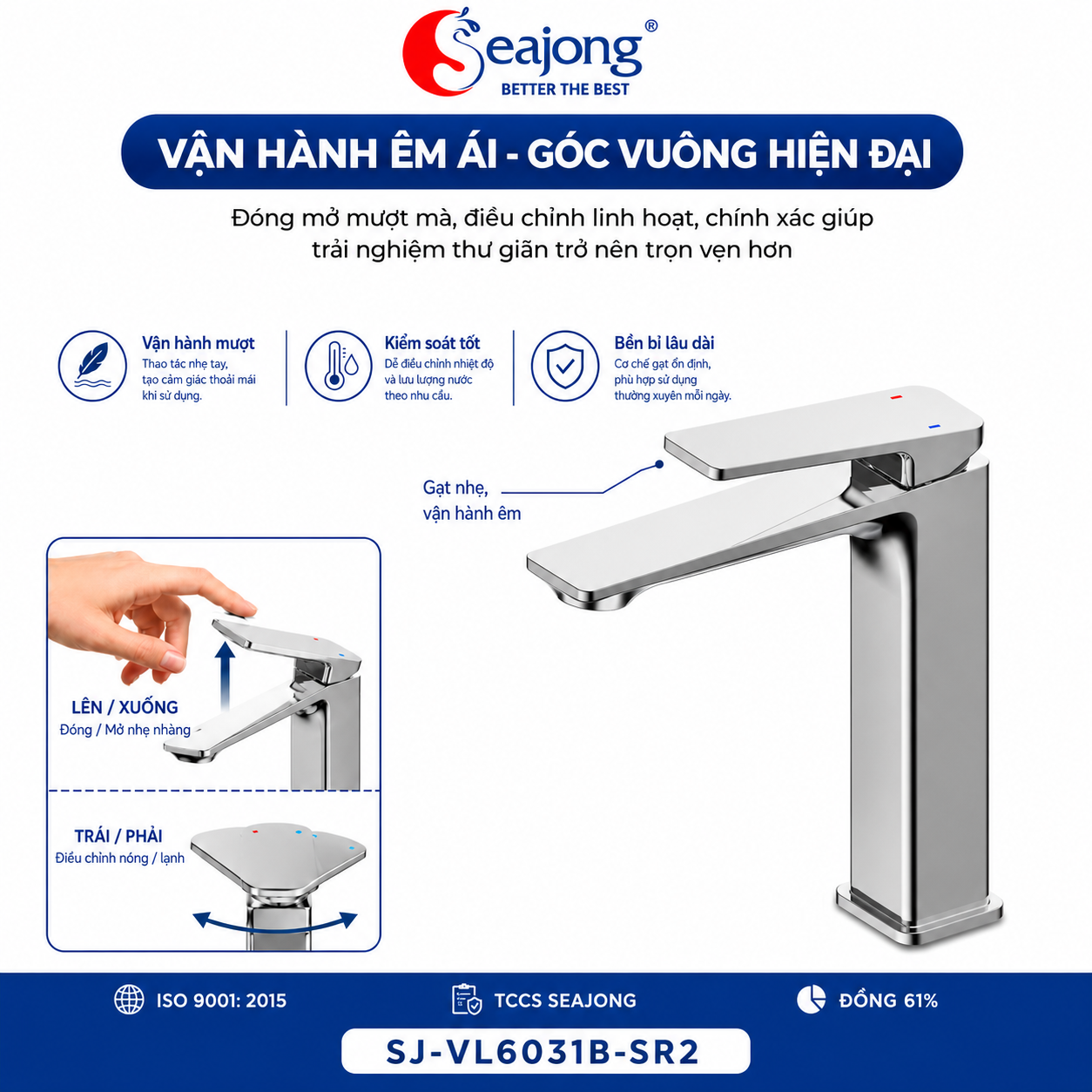 Vòi Lavabo SJ-VL6031B-SR2