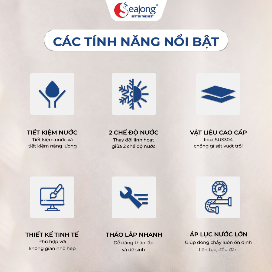 Sen tắm nóng lạnh Seajong SJ-NL7001B-GR