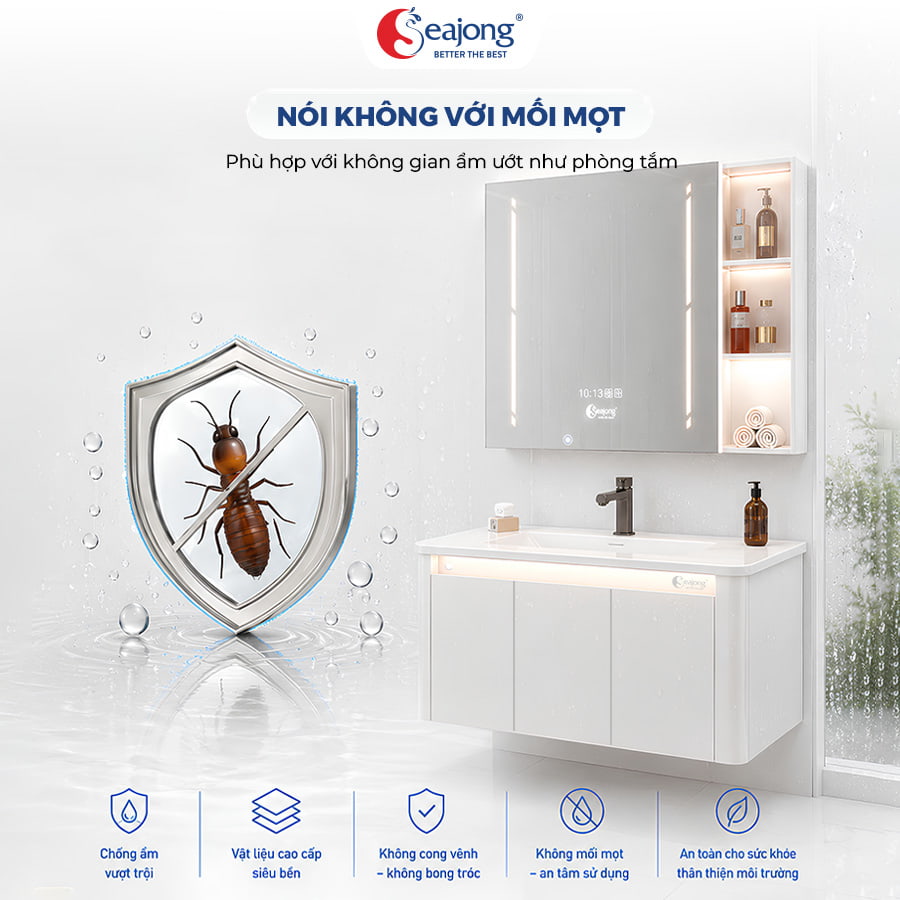 Khả năng chống mối mọt hoàn hảo của tủ Seajong