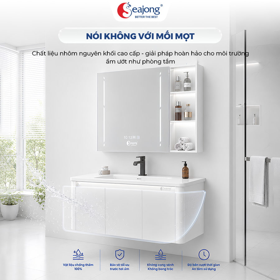 Vật liệu nhôm kháng nước 100% bảo vệ tối ưu