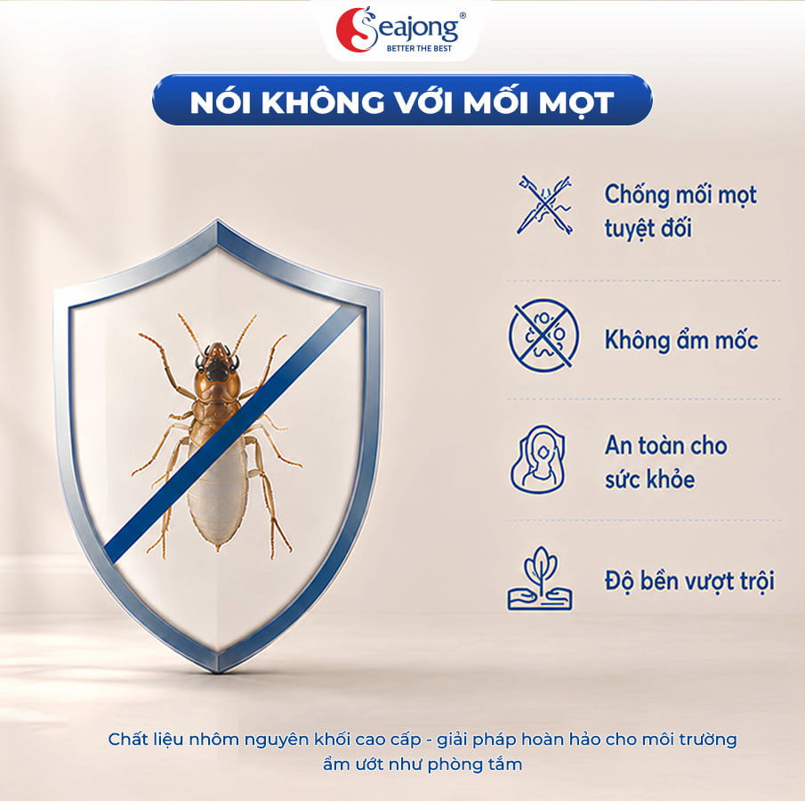 Giải pháp chống mối mọt hoàn hảo cho phòng tắm