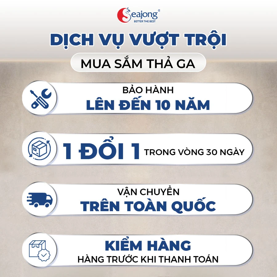 Chính sách dịch vụ chung của Seajong