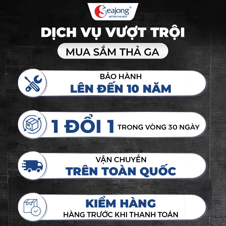 Chính sách dịch vụ chung của Seajong